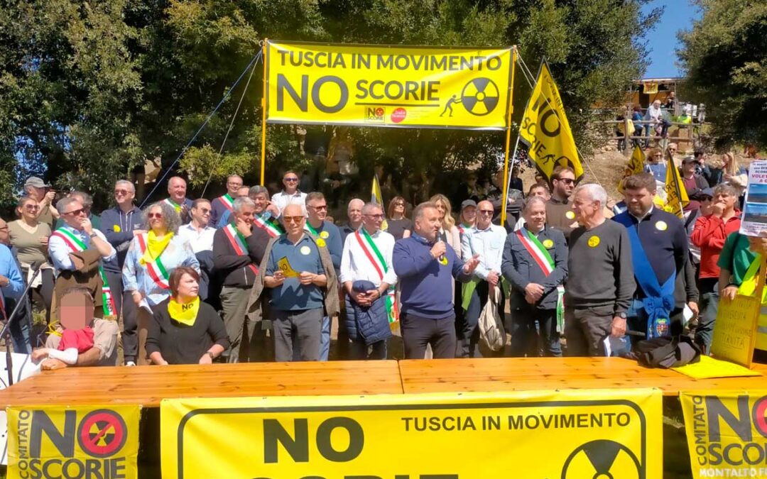 Manifestazione no scorie, la Tuscia non può e non deve diventare la pattumiera d’Italia