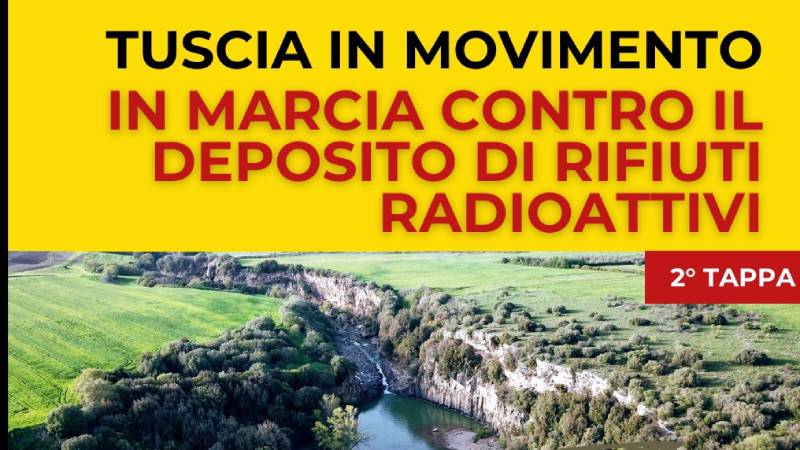 In marcia contro le scorie radioattive: domenica 6 aprile al Parco archeologico di Vulci