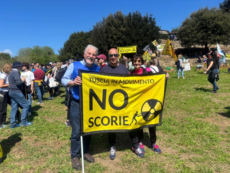 Amministratori dell’Università Agraria di Tarquinia al corteo contro il deposito di rifiuti radioattivi