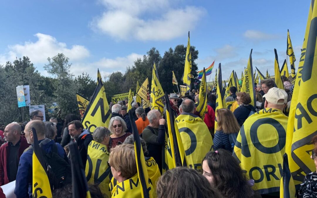 A Vulci manifestazione contro il deposito di scorie radioattive | FOTO