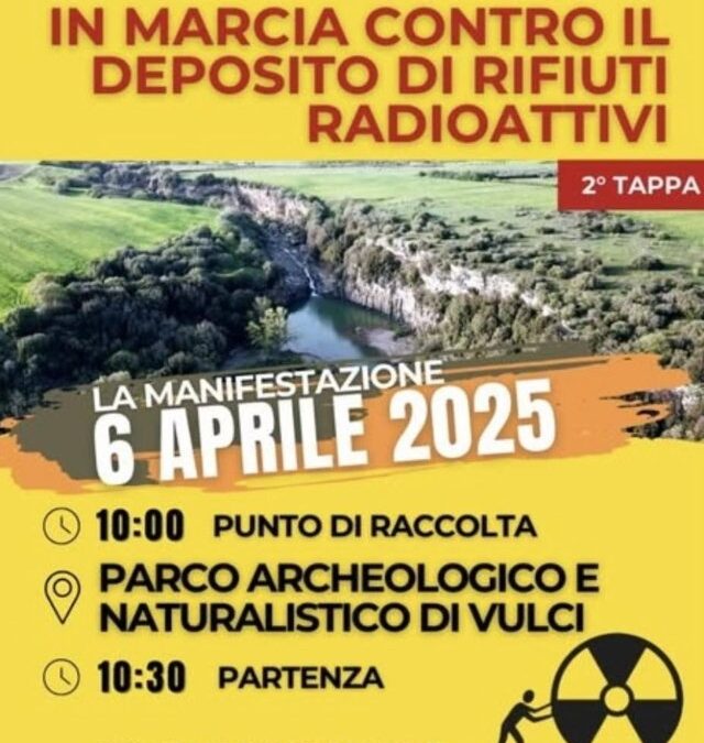 No al deposito di rifiuti radioattivi: Comune di Vitorchiano presente a Vulci