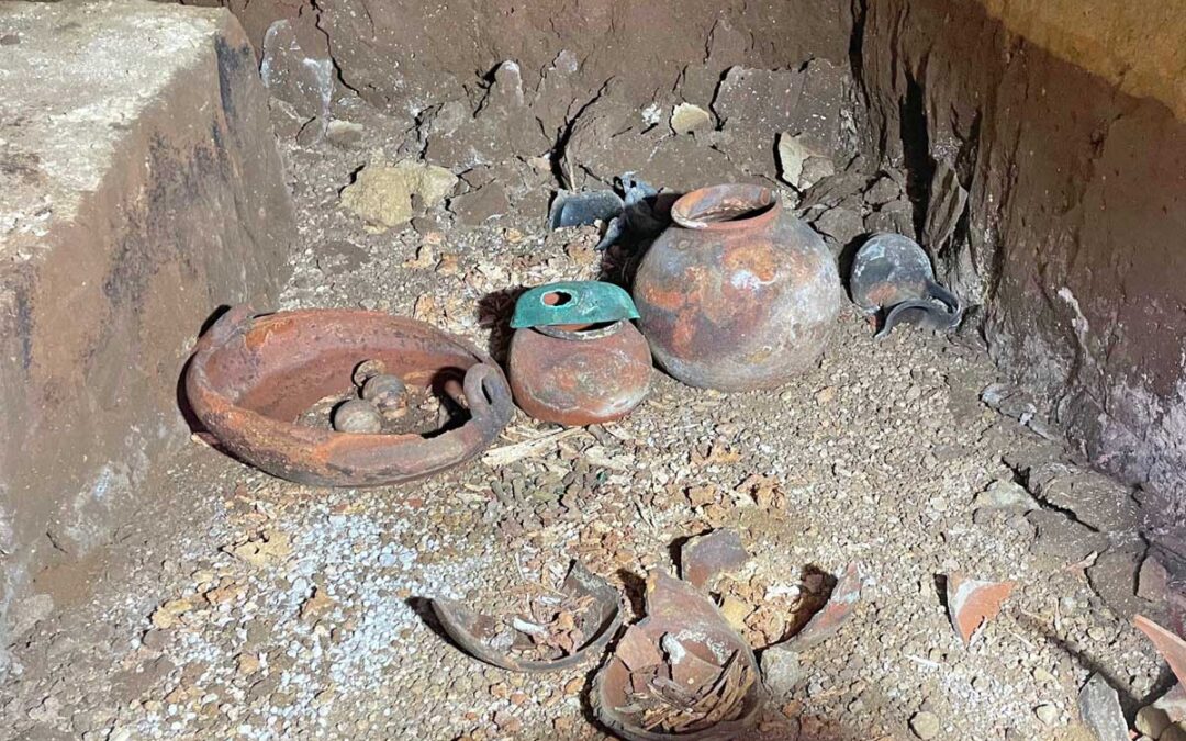 Nuovo tesoro al parco di Vulci, scoperta una tomba etrusca di 2.600 anni fa