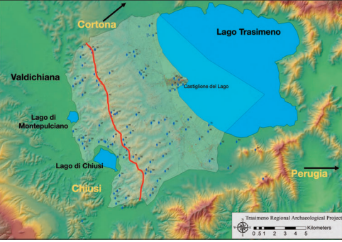 Una strada etrusca a Castiglione del Lago