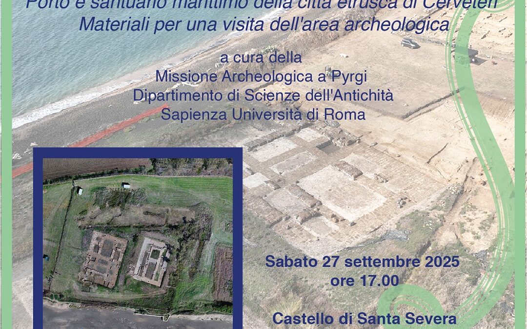 Un volume per scoprire Pyrgi: appuntamento a Santa Severa