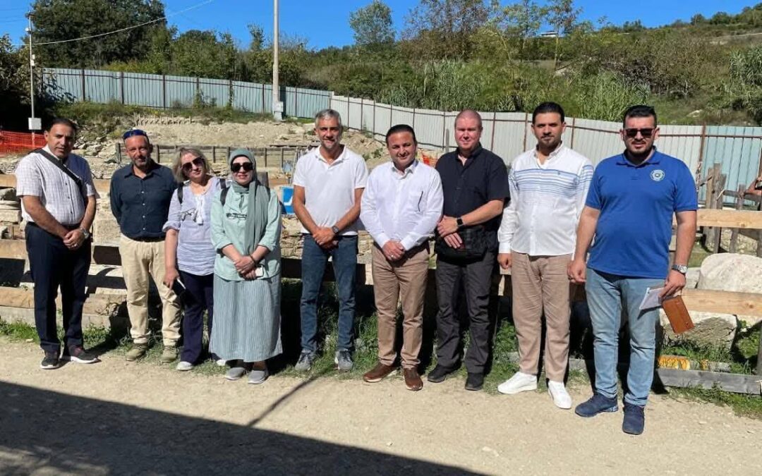 Funzionari iracheni visitano lo scavo di San Casciano dei Bagni