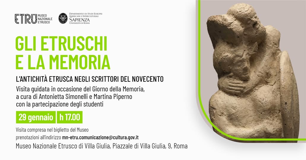 Gli Etruschi e la Memoria: una visita guidata letteraria a Villa Giulia