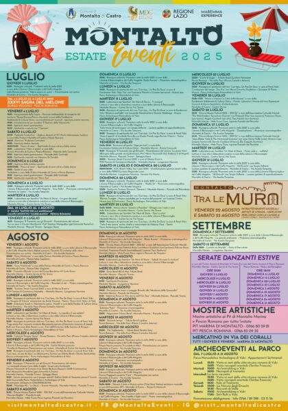 “Montalto estate 2025”: eventi per tutti tra musica, cultura, spettacolo e tradizione