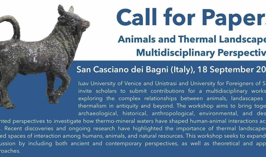 San Casciano dei Bagni: un workshop su animali e paesaggi termali
