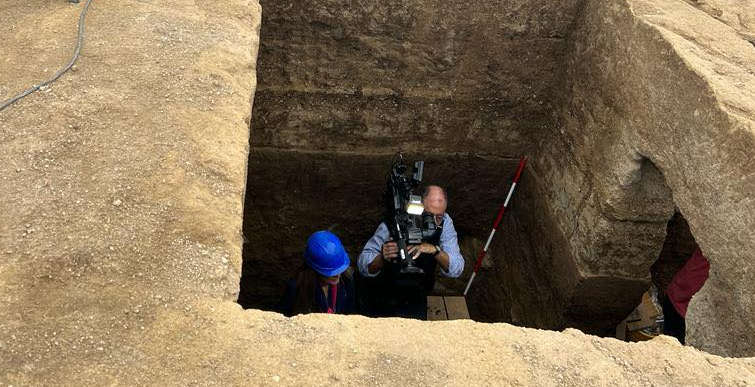 a Vulci la tomba dove gli Etruschi sono usciti solo un attimo fa