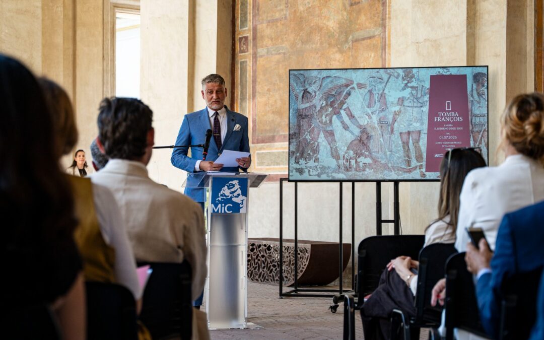 Giuli: “La restituzione della Tomba François al patrimonio pubblico è un traguardo storico”. E annuncia l’idea dell’ingresso in Fondazione Vulci