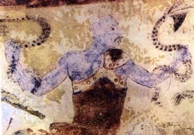 Nelle tombe di Tarquinia suoni e immagini potevano indurre la trance