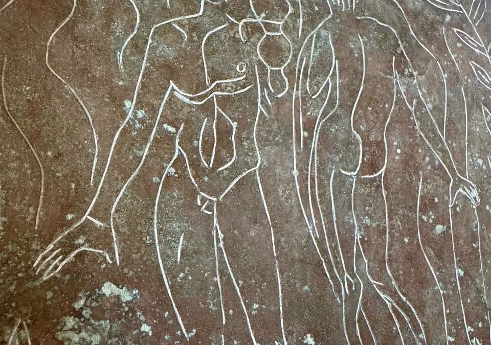 A Potenza uno specchio etrusco dialoga con Narciso, uno dei riflessi piu’ celebri della storia
