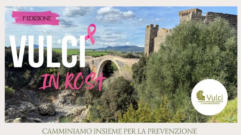 Vulci in rosa: Fondazione e associazione Beatrice insieme per una passeggiata nel parco archeologico