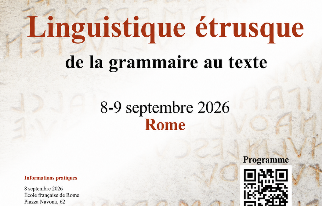 A Roma i grandi specialisti internazionali della lingua etrusca: due giorni per passare dalla grammatica ai testi